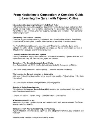 quran_learning online