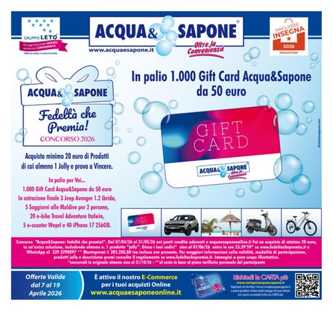 Volantino Acqua&Sapone n.08 - 2026