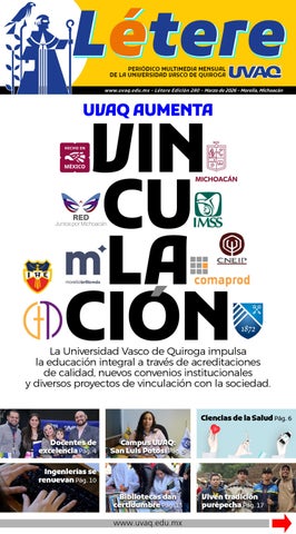 Létere 280 – UVAQ aumenta vinculación 