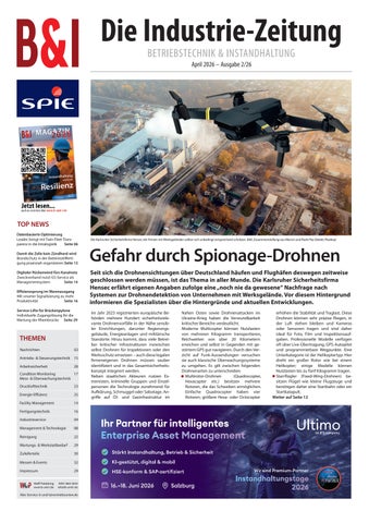 B&I Die Industrie-Zeitung, Ausgabe 2  (April 2026)