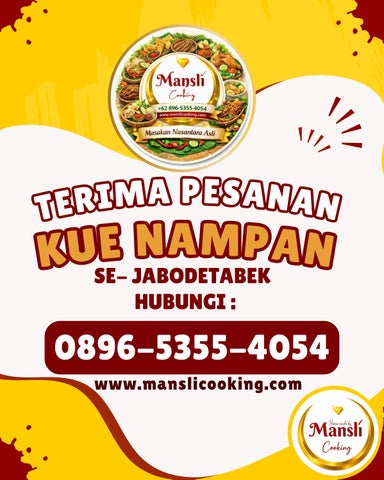 KUE NAMPAN DI JAKARTA, HUBUNGI : 0896-5355-4054