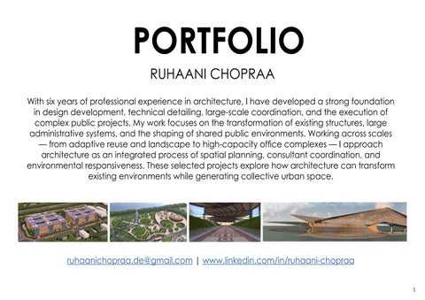 RUHAANI CHOPRAA PORTFOLIO