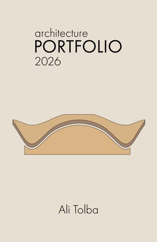 Ali Tolba — Architecture Portfolio 2026