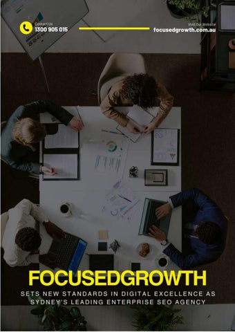 FocusedGrowth Sets New Standards in Digital Excellence as Sydney’s Leading Enterprise SEO Agency