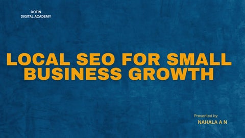 Blue and Orange Simple Texture Digital Marketing Presentation