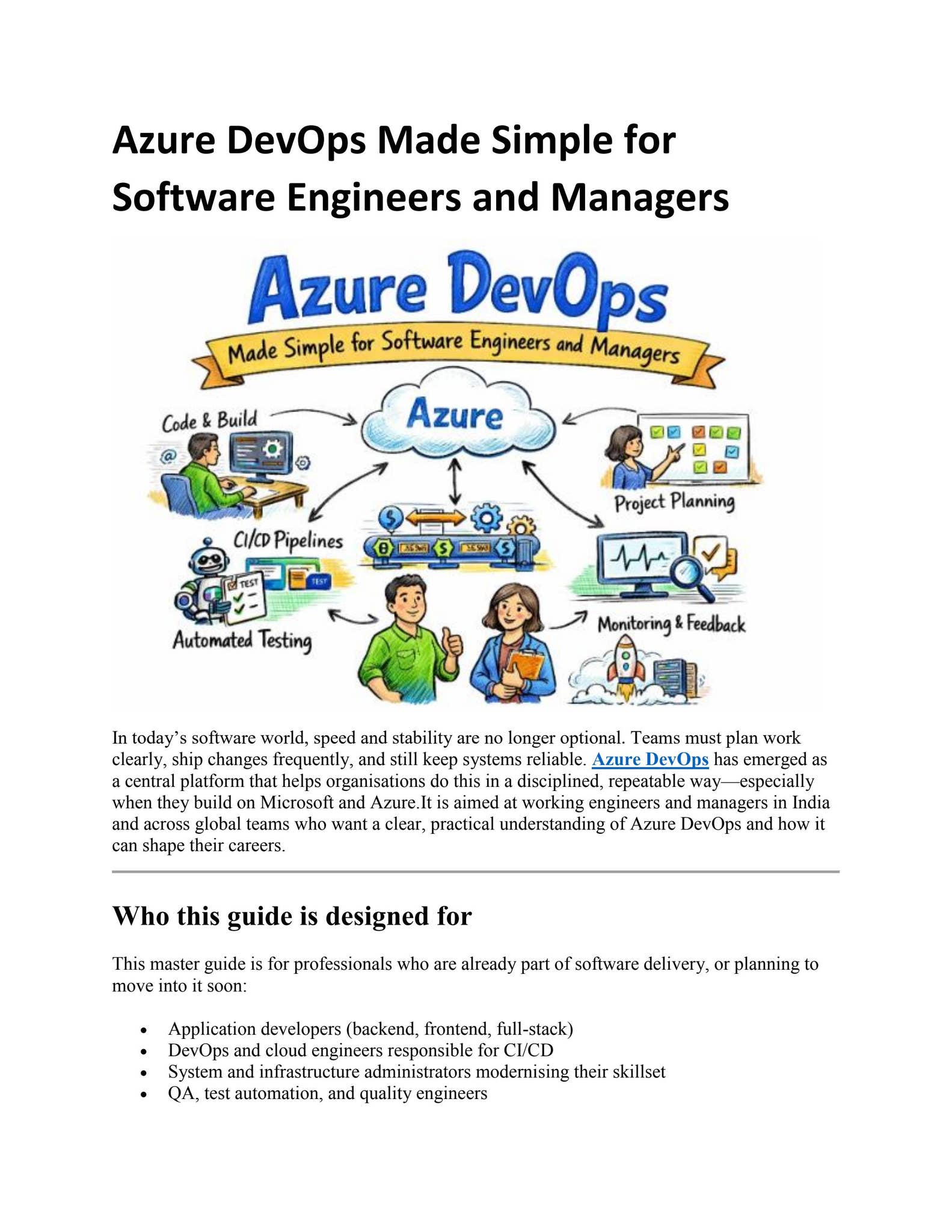 Azure DevOps Made Simple for Software Engineers and Managers by ...