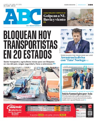 LUNES 06 de Abril 2026