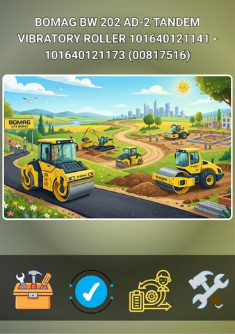 BOMAG BW 202 AD-2 TANDEM VIBRATORY ROLLER 101640121141 - 101640121173 (00817516)