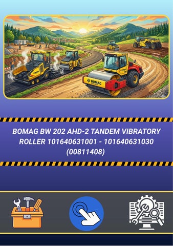BOMAG BW 202 AHD-2 TANDEM VIBRATORY ROLLER 101640631001 - 101640631030 (00811408) 