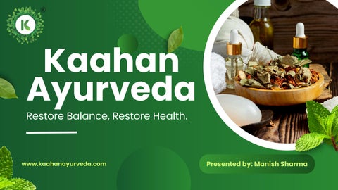 Kaahan Ayurveda – Natural Health & Herbal Wellness Solutions