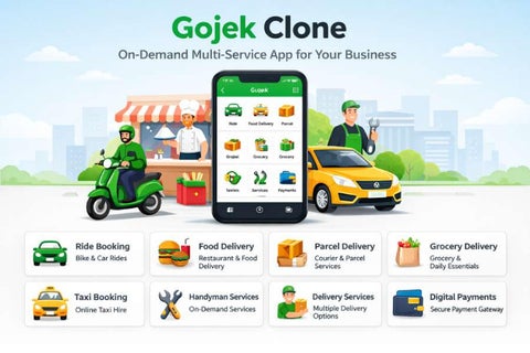 Gojek Clone - On-Demand Multi-Service App for Your Business 