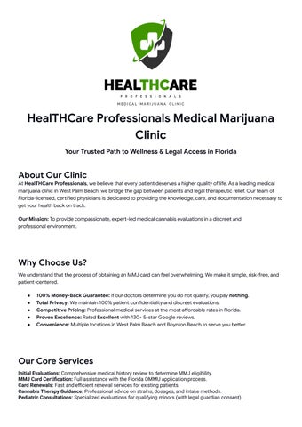 HealTHCare Professionals (Company Brochure) (1)
