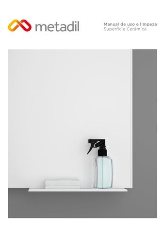 Manual de limpeza Superficie Ceramica