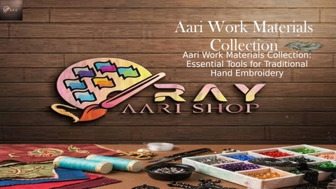 Aari Work Materials Collection