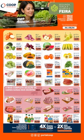 Coop Segunda, Terça e Quarta da Feira 06 a 08.04 SJC