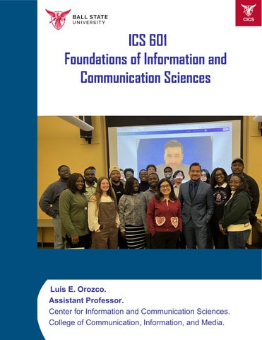 ICS601 - Foundations of Information and Communication Sciences- Summer 2026