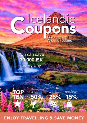 Icelandic Coupons Booklet April 1st 2026 - Sept 30th 2026