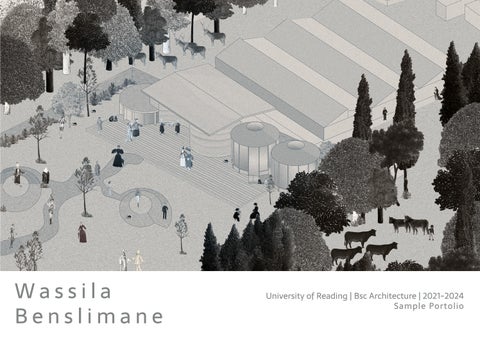 Master application Sample Portfolio Wassila Benslimane