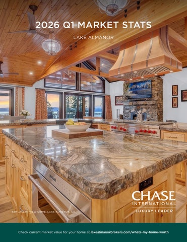 2026 Q1 Lake Almanor Market Stats Chase Internaitonal Pages