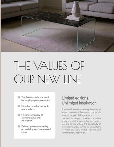GLASSISIMO Catalog 家具目录 · COLLECTIONS by 第 3 页