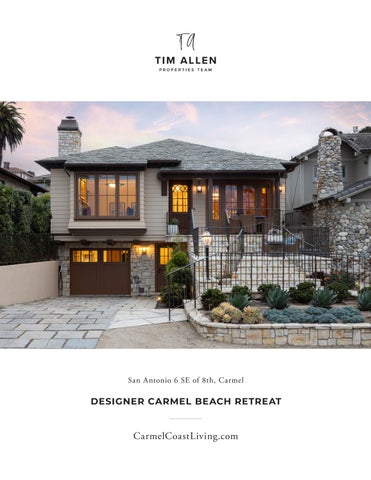 Designer Carmel Beach Retreat - San Antonio 6 SE of 8th