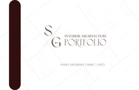 INTERIOR ARCHITECTURE PORTFOLIO