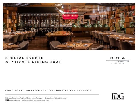 BOA Catering Deck 2026