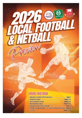 2026 Local Football and Netball Preview