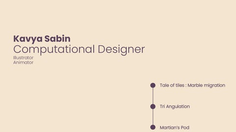 Computational Design portfolio 1