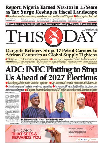 TUESDAY 7TH  APRIL 2026