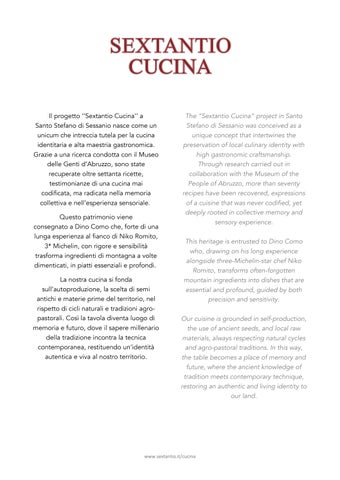 SEXTANTIO CUCINA | Santo Stefano di Sessanio