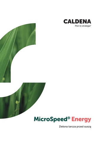 MicroSpeed Energy – Zielona tarcza przed suszą