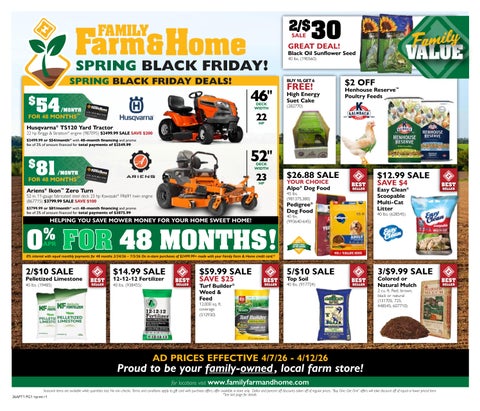 Family Farm & Home 26APT1 Ad (Effective April 7-12, 2026)