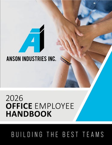 2026 Anson Office Employee Handbook