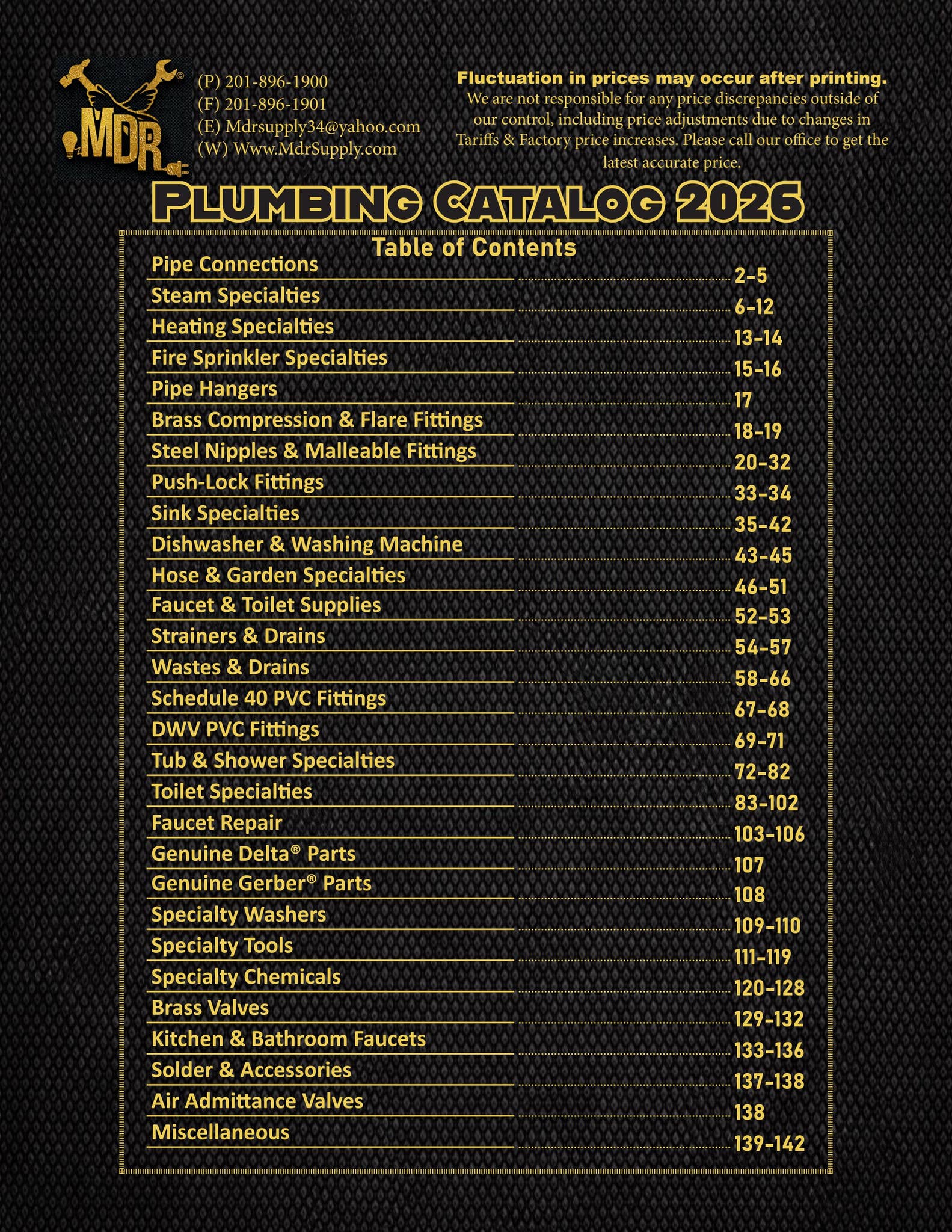 March 2026 Plumbing Catalog by MDR - Issuu