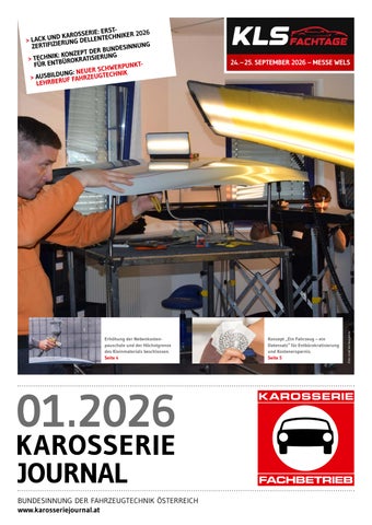 Karosserie Journal 01. 2026