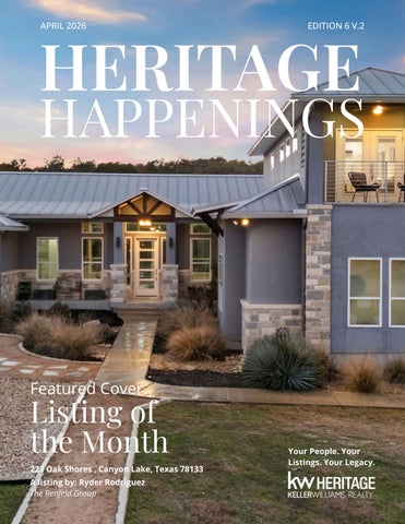 Heritage Happenings | April '26