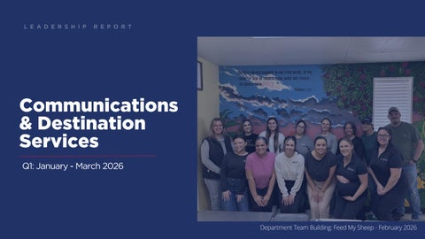 2026 January - March LEADERSHIP REPORT