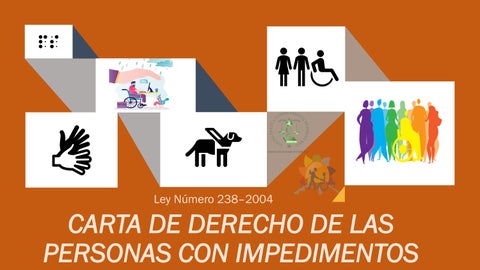 Carta de derechos personas con impedimentos