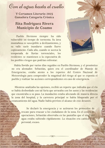 Con el agua hasta el cuello