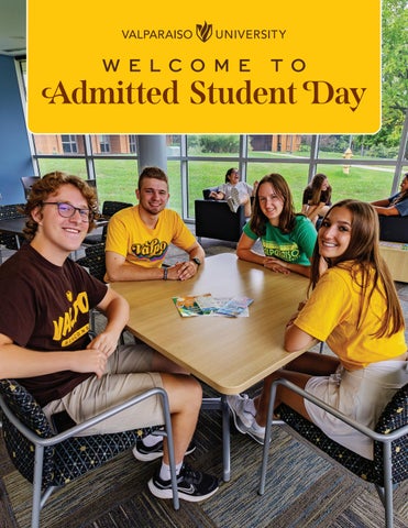 Admitted Student Day Program | Valparaiso University