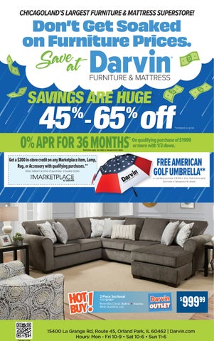 Don't get Soaked on Furniture Prices - Darvin Furniture & Mattress