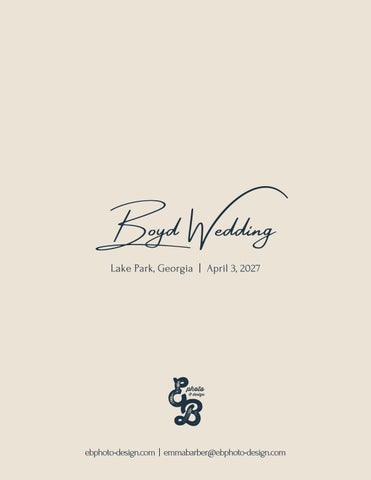 Boyd Wedding Proposal | 4.3.2027