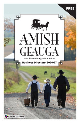 Amish Geauga Business Directory 2026-27