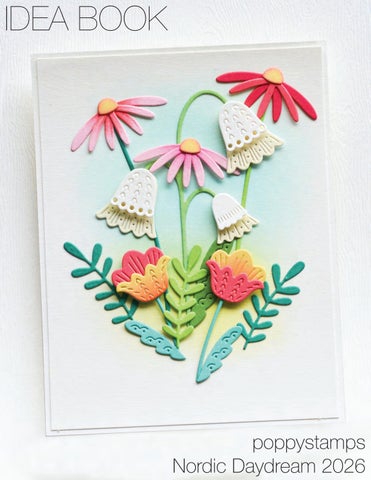 Poppystamps 2026 Nordic Daydream Idea Book