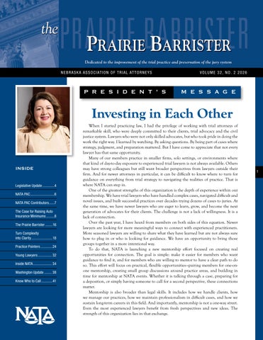  Prairie Barrister Spring 2026