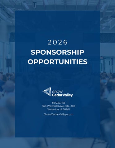 2026 Sponsorship and Marketing Opportunities