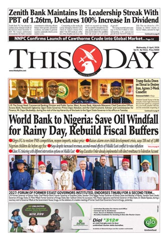 WEDNESDAY 8TH  APRIL 2026