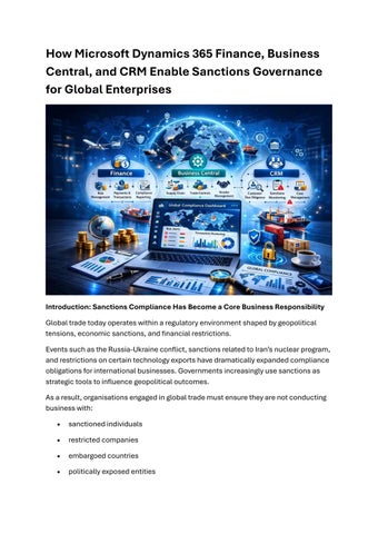 Microsoft Dynamics 365 by anshii - Issuu