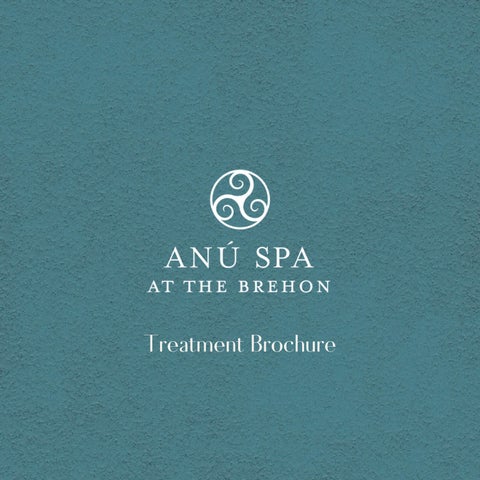 Anu Spa at The Brehon Brochure